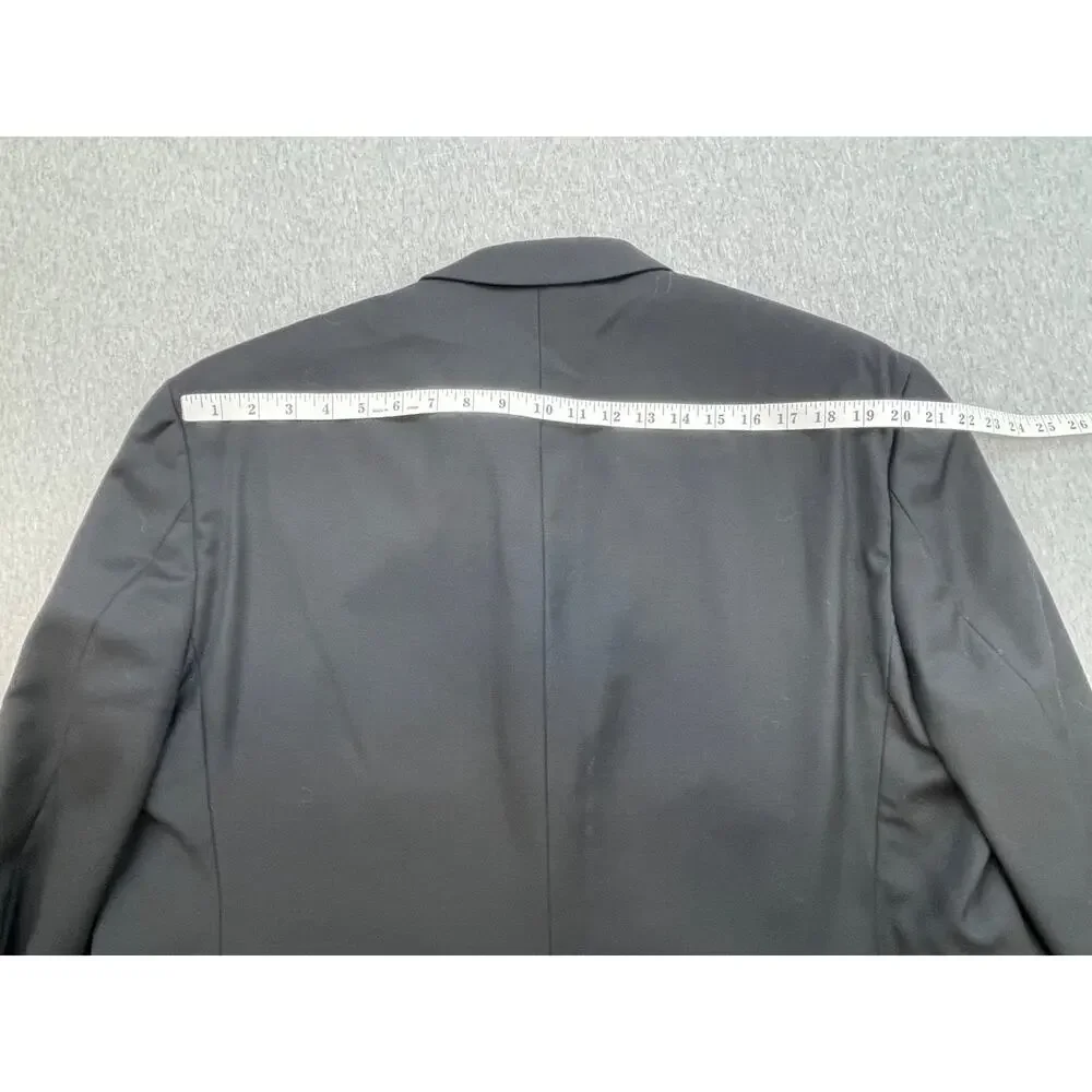 Lauren‎ Ralph Lauren Blazer Mens 48R Black 100% Wool 2-Button Single Breast